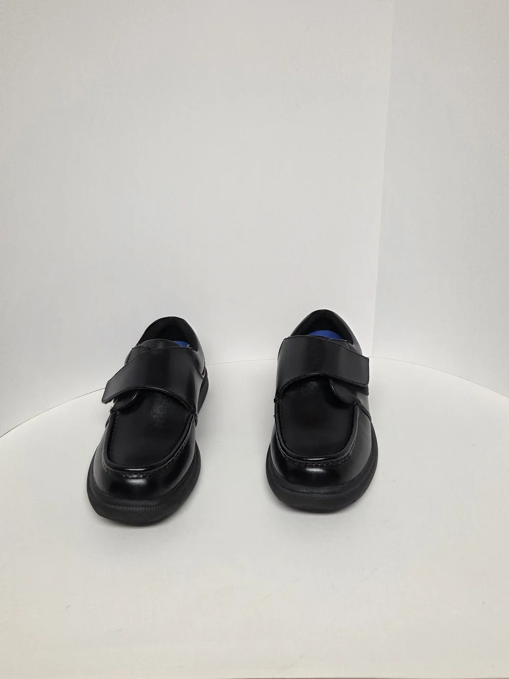 Hush Puppies Gil Black Leather Comfort Shoes Men’s 9 Wide. #0238